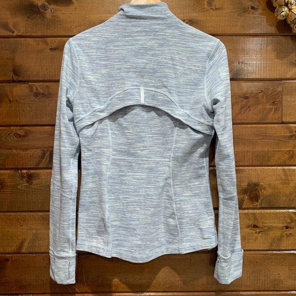 Lululemon Wee Are From Space Sheer Blue Chambray Define Jacket - Picture 4 of 7